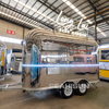 Customizable Ice Cream Hotdog Pizza Mobile Kitchen Usa Food Truck Trailer 