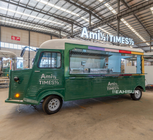 Hot Selling Street Certificate Electric Ice-Cream Mobile Coffee Cake Camper Trailer Hot Dog Citroen Fast Food Truck 