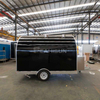 Black Round Food Trailer-3m