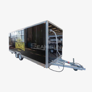 Black Square Food Trailer-5.5m