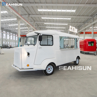 SEAHISUN Vintage Electric Food Truck, Classic Design, One-Stop Mobile Catering Solution