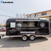 Colorful Small Vintage Galvanized Sheet Airstream Food Trailer SMA-3000