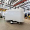  Street Coffee And Ice Cream Aluminum Bar Station Mobile Food Trailer for Sale