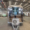 Premium Customizable Mirror Stainless Steel Airstream Food Trailer SMA-5000 