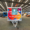 Custom Restaurant Equipment Mobile Catering Camper Travel Food Truck Concession Ice Cream Cart Small Pizza Food Trailer Price