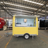 High quality unique Round Food Trailer with non-slip flooring