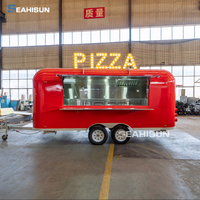 China Supplier High Quality Standard Burger BBQ Pizza Fast Food Van Food Trailer Mobile Food Truck for Sale