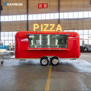 China Supplier High Quality Standard Burger BBQ Pizza Fast Food Van Food Trailer Mobile Food Truck for Sale