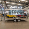 Mirror Stainless Steel Airstream Style Mobile Food Trailer