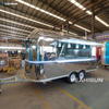 SEAHISUN Mirror Stainless Steel Mobile Food Trailer