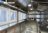 SEAHISUN Rose Gold Mirror Pizza Food Trailer
