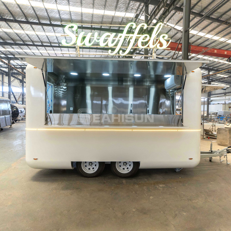 White Custom Food Truck 4.9m