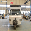 Compact Electric Tricycle Food Truck | Commercial Mobile Vending Van with Service Window