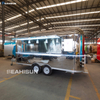 SEAHISUN Mirror Stainless Steel Mobile Food Trailer