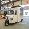 Compact Electric Tricycle Food Truck | Commercial Mobile Vending Van with Service Window