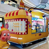Custom Cartoon IP Mobile Bakery Food Cart Mall Concession Food Trailer With Display Cabinet
