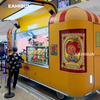 Custom Cartoon IP Mobile Bakery Food Cart Mall Concession Food Trailer With Display Cabinet