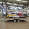 Mirror Stainless Steel Airstream Style Mobile Food Trailer